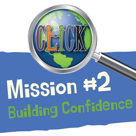 Click builds confidence through sharing stories in a safe small group setting.